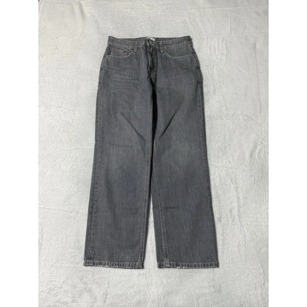 Closed Jeans Women 29 Gray‎ Medium Wash High Rise Relaxed Italian 29x27